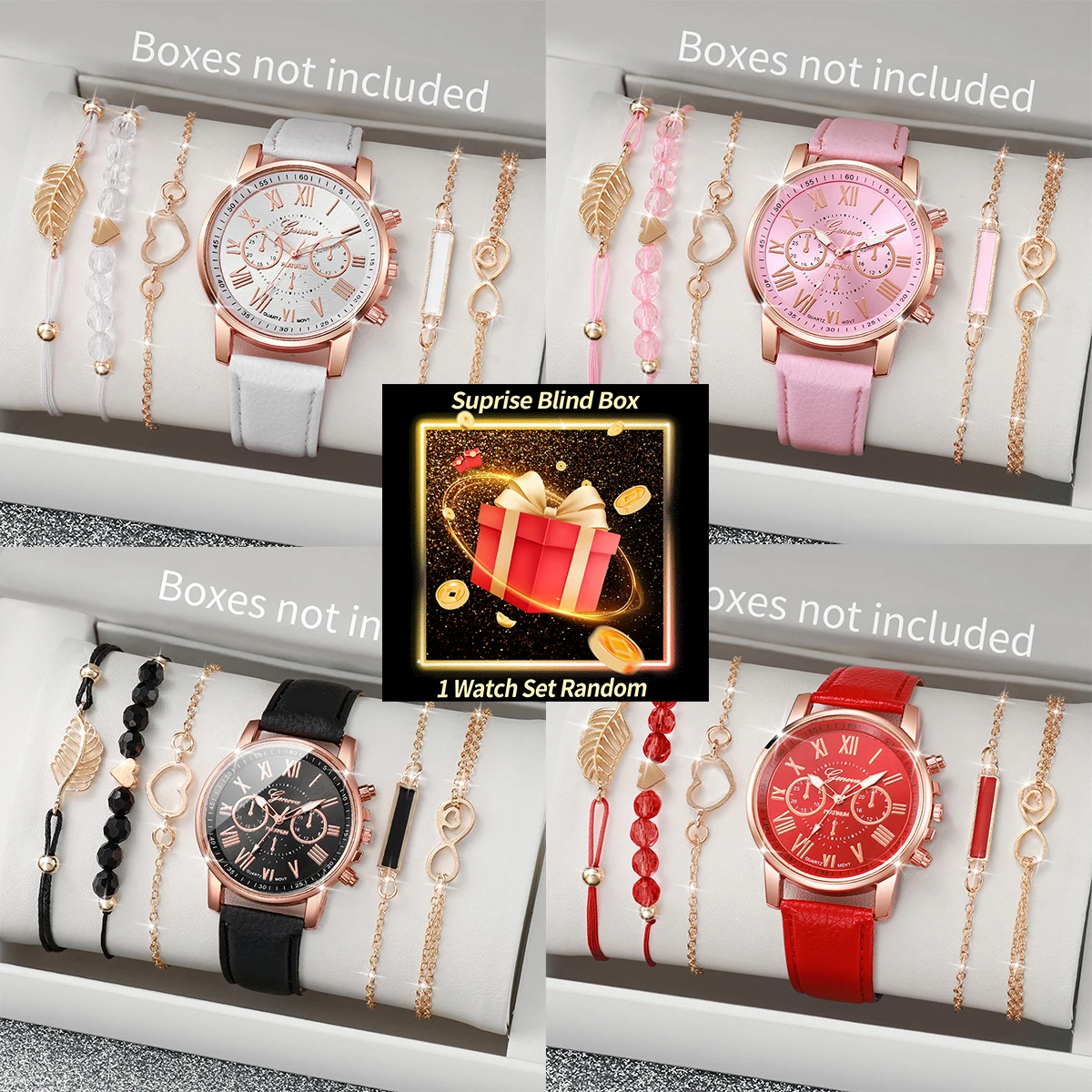 Jewelry For Watches - Set Jam Tangan Wanita Edisi Kejutan,