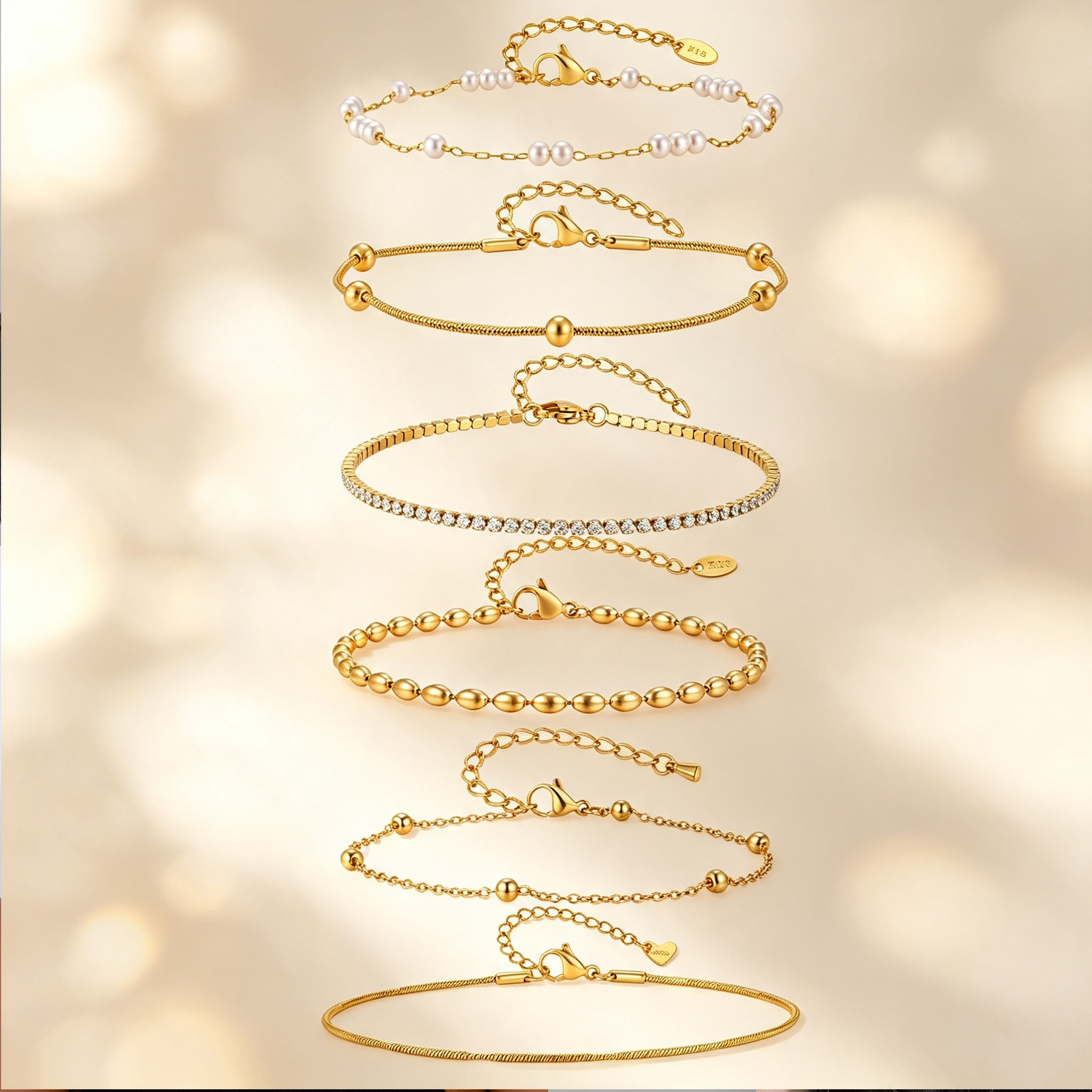 Gelang Kaki Wanita Rantai Ular - Jc Jewelry & Watches Photos ulasan dan harga